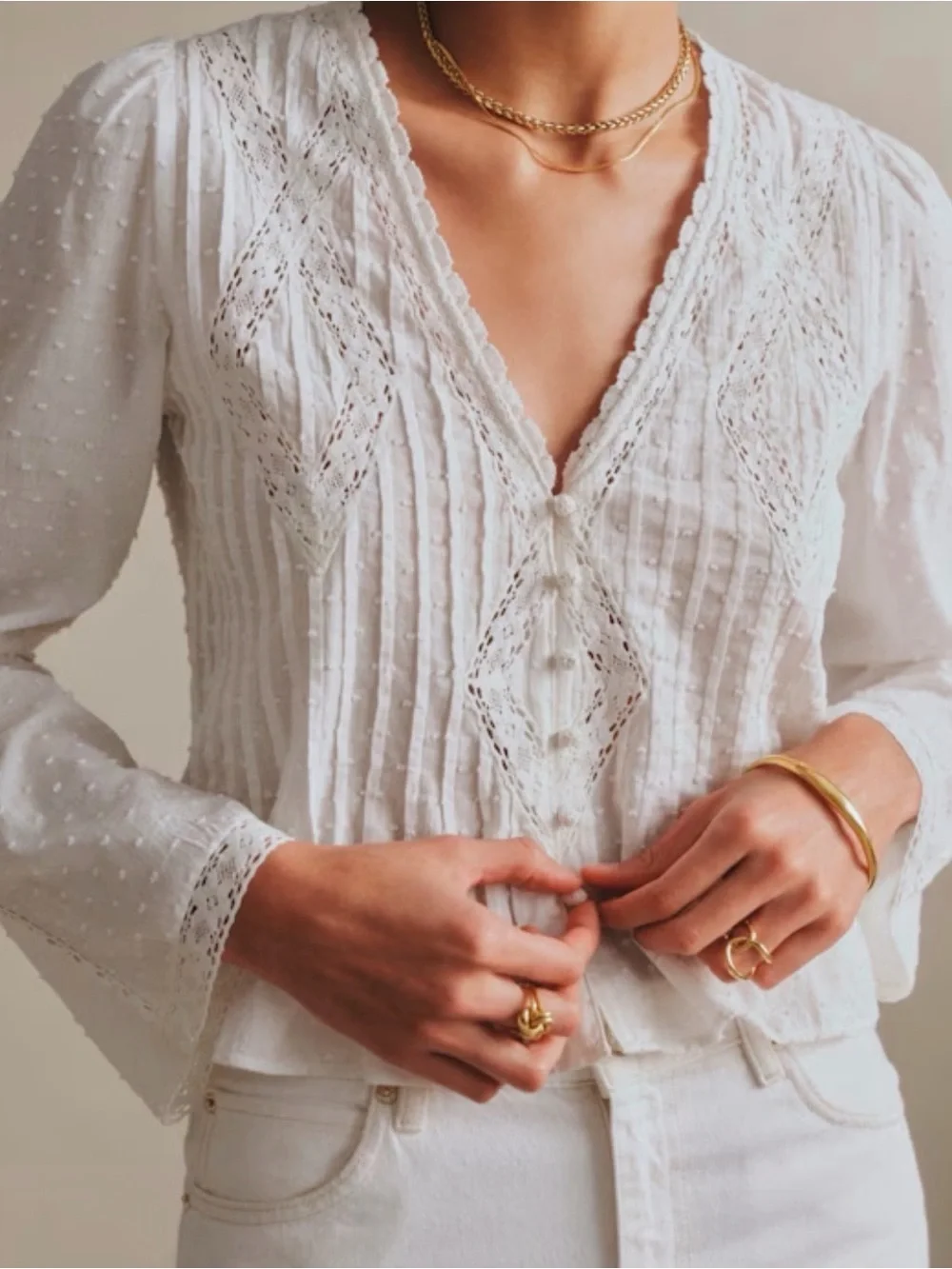 Sezane Lucienne Top - Picture 1 of 5